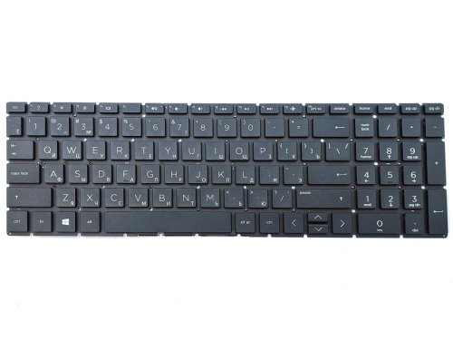 Клавіатура для ноутбуків HP 15-CS/15-CN/15-CX/15-DA/15-DB/15-DX/15-DR/15-DK, 17-BY/17-CA/17-CD, 250 G7/G8/G9, 255 G7/G8 — чорна (RU)