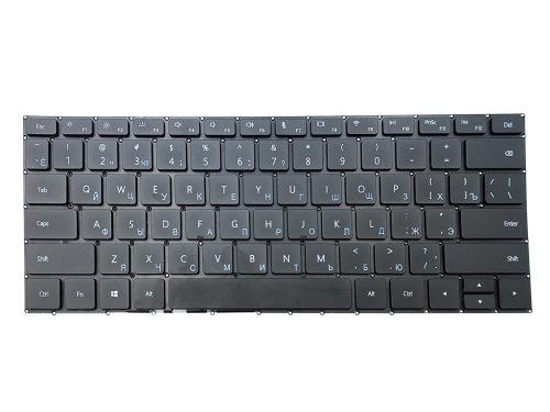 Клавіатура для ноутбука Huawei MateBook 13 (W19 / HN-W19R / HN-W19L / WRT-W09 / WRT-W19 / W29), чорна (RU), Original