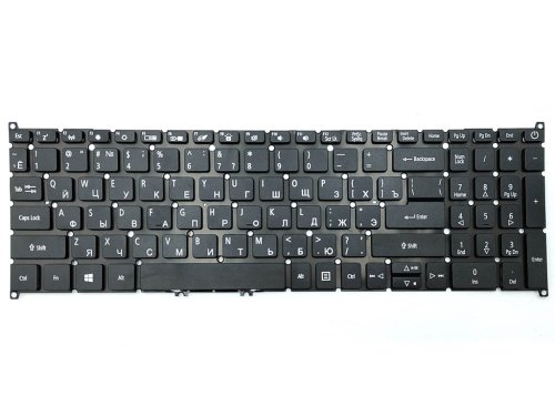 Клавіатура для ноутбуків ACER SP515-51 / SP515-51N / SP515-51GN та Nitro NP515-51 — чорна, розкладка RU