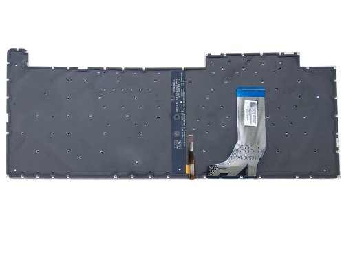 Клавіатура для ноутбуків ASUS G731, G731GW, G731GT, G731GD, G731GU, G731GV, G732L, G732G, G712, G712L — Silver, з RGB-підсвіткою, 8pin (RU)