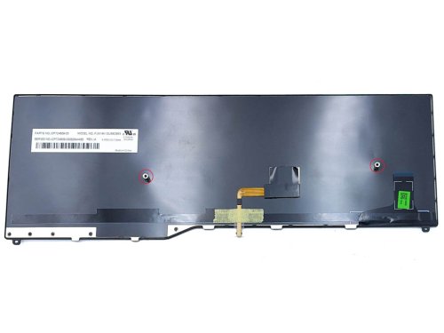 Клавіатура для Fujitsu Lifebook E458/E459/E558/E559/E4511/E5510/E5511/U757/U758/U759/U7510 — RU, чорна, з рамкою та Pointstick