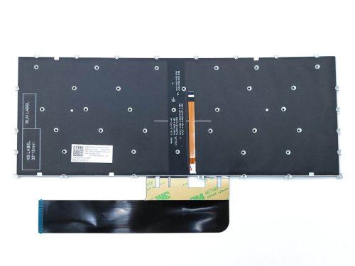Клавіатура з підсвіткою для Lenovo Yoga Slim 7-14ARE05 / 7-14IIL05 / 7-14ITL05, чорна (RU)