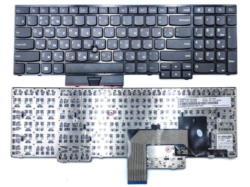Клавіатура для ноутбука Lenovo ThinkPad E530 / E530C / E535 / E545, чорна (RU)