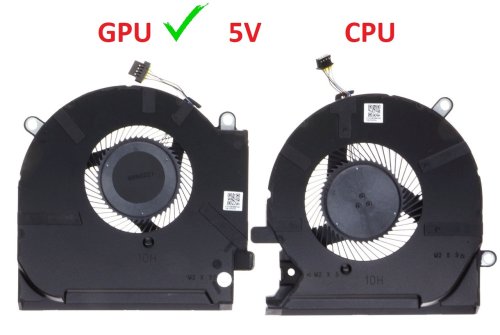 Вентилятор GPU 5V для ноутбука HP OMEN 15‑EK/15‑EN (TPN‑Q238, TPN‑Q236)