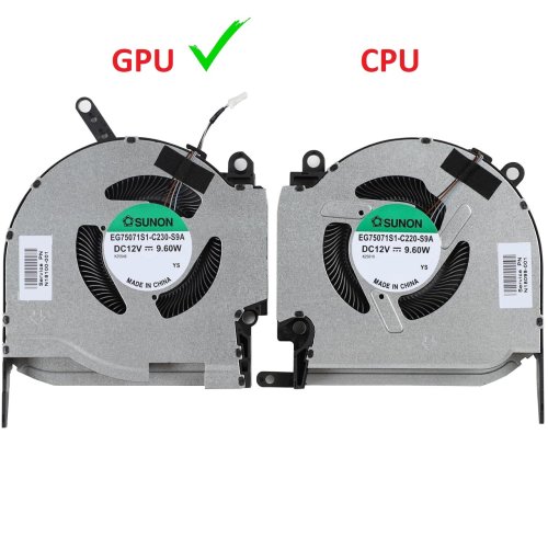 Вентилятор GPU 12V для ноутбука HP OMEN 16-K/16-N (TPN-Q280/Q281)