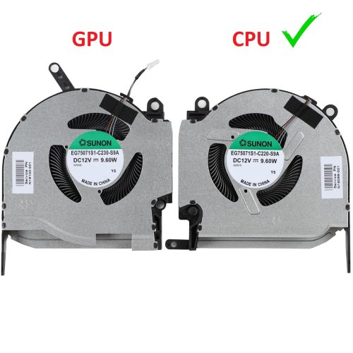 Вентилятор CPU 12V для ноутбука HP OMEN 16-K/16-N (TPN-Q280/Q281)