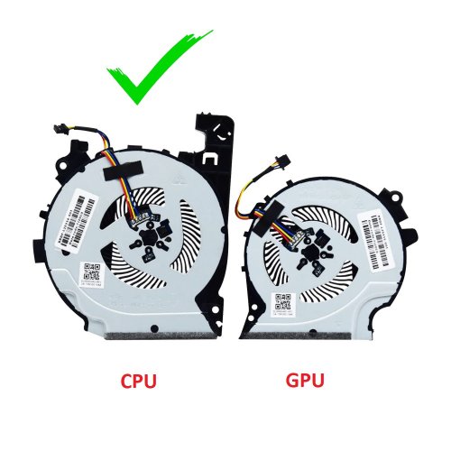 Вентилятор CPU для HP Pavilion Gaming 15-cx (L20335-001), сумісн. 15-cx0000–15-cx9999
