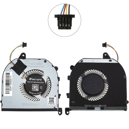 Вентилятори CPU+GPU для ноутбука Dell XPS 15 9560/9570 (комплект)