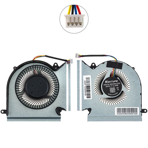 Вентилятор (кулер) CPU+VGA для ноутбука MSI GE66/GL66/GP66, MS-1541/MS-1542