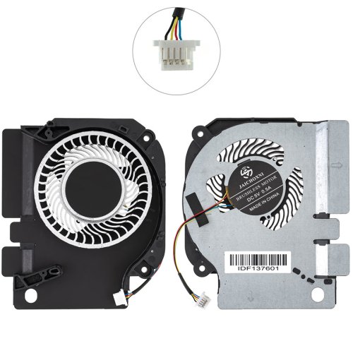 Вентилятори (2шт) для ноутбука Xiaomi Mi 15.6 GTX1050, 4pin, DC 5V (CPU+GPU) Кулер