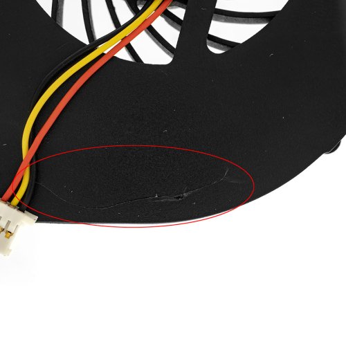 Уцінка: тріщина корпусу! Кулер HP Compaq CQ62/CQ72, Pavilion G62/G72, KSB0505HA, без кришки