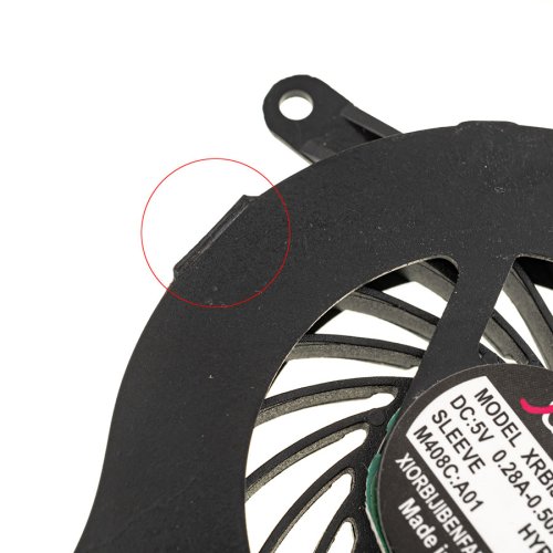 Уцінка: корпус-вентилятор (кулер) HP Compaq CQ62/CQ72, Pavilion G62/G72, KSB0505HA, без кришки