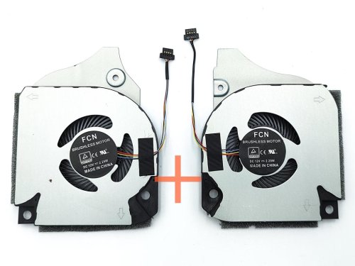 Вентилятор (кулер) CPU+GPU 12V для Dell Inspiron G7 7790, G5-5590/5590/7590 (006KT2, 09THTN)
