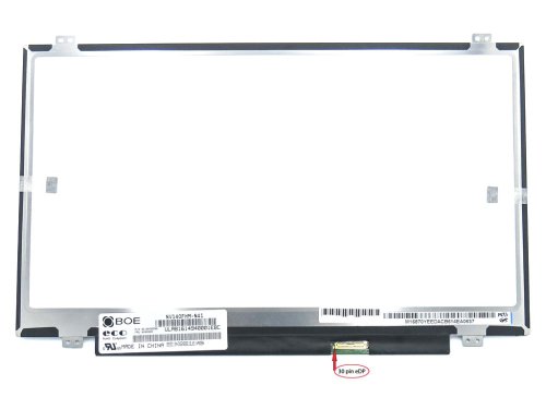 Матриця 14" Slim eDP 320мм FHD IPS 30pin, кріплення верх/низ, матова BOE NV140FHM-N41