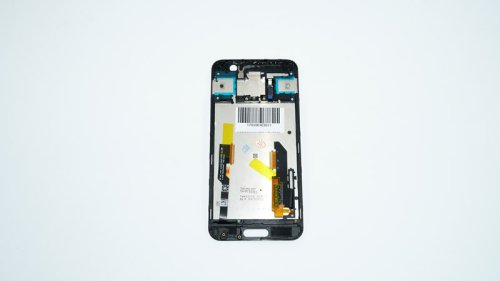 Дисплей HTC One M9 Plus із тачскріном у рамці, сріблястий