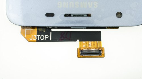 Дисплей з тачскрином Samsung Galaxy J3 (2018) SM-J337, срібний, без рамки, PRC Original