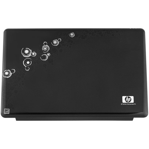 Б/В верхня кришка ноутбука HP DV6-2028es, чорна