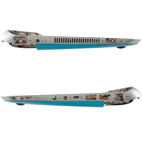 Б/В нижня частина корпусу + задня кришка для ноутбука HP Mini 110-4100so, синя