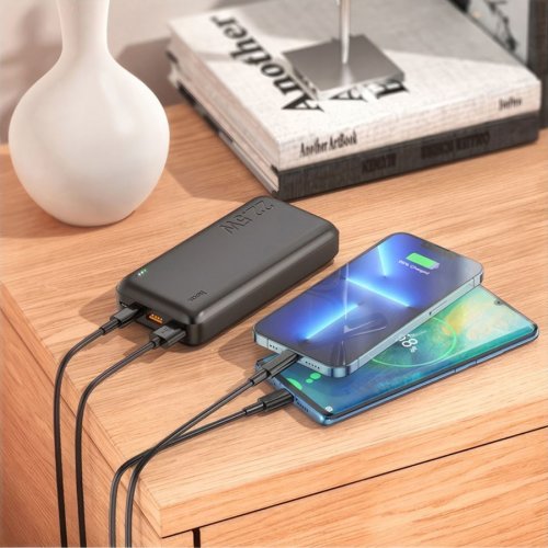 Універсальний павербанк HOCO J101A Astute 20000mAh, 22.5W, чорний (6931474782496)