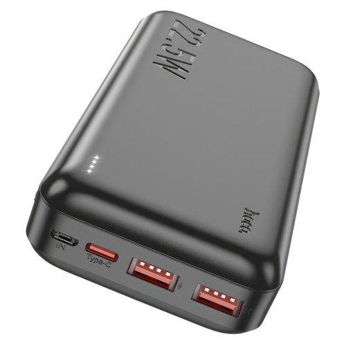 Універсальний павербанк HOCO J101A Astute 20000mAh, 22.5W, чорний (6931474782496)
