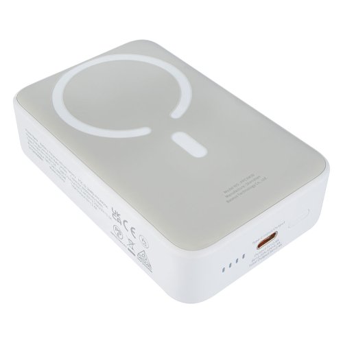 Магнітний павербанк Baseus Mini з бездротовою зарядкою 20000mAh 20W, білий (PPCX150002)