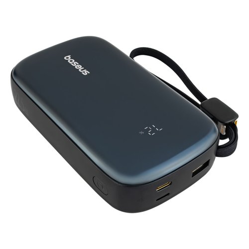 Павербанк Baseus EnerFill FC21 Qpow 3 Ultra 20000мА·год 22.5W, дисплей, знімний кабель, Cosmic Black (E0027M00)