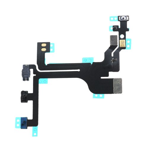 Шлейф кнопки вмикання/вимикання (On/Off) з компонентами для Apple iPhone 5C