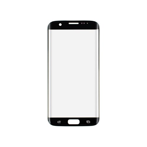 Скло корпусу з рамкою для Samsung Galaxy S7 EDGE G935, сріблясте, Original
