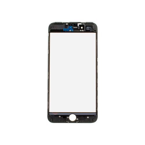 Скло корпусу з рамкою для Apple iPhone 7 Plus, чорне, Original