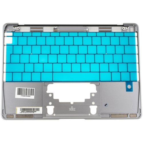 Верхня кришка ноутбука Apple A1534 (2016–2017) Space Gray, Big Enter