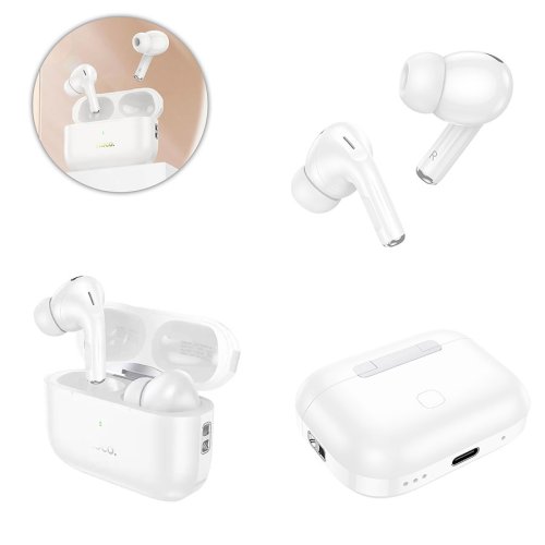 Бездротові навушники HOCO EW56 Generoso TWS Bluetooth, білі (6942007606691)