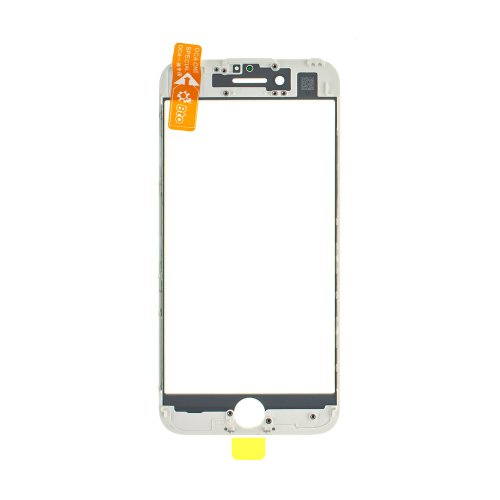 Скло корпусу з рамкою та OCA-плівкою для Apple iPhone 7, біле