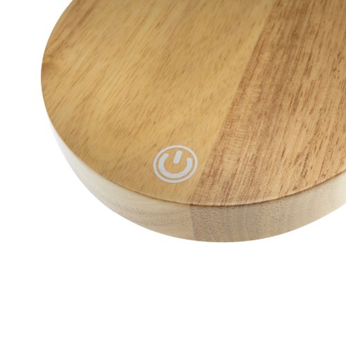 Левітуючий декоративний світильник-нічник «Лампочка» з круглою підставкою