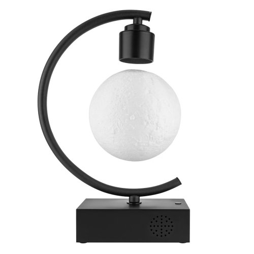 Левітуюча декоративна лампа-світильник «Місяць» з Bluetooth-колонкою, d=14 см