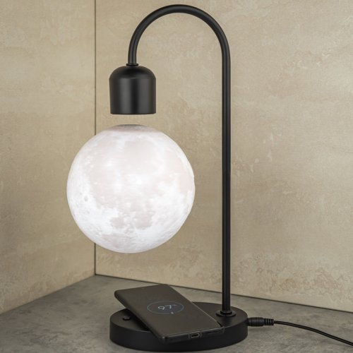 Левітуюча декоративна лампа-світильник «Місяць», 3 режими: 3000K/4500K/6000K