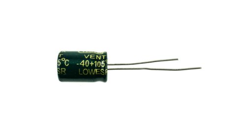 Конденсатор 470mF, 25V, Size 8x16mm, рабочая температура -40…+105