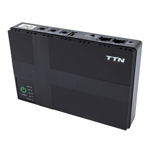 Міні UPS TTN DC1036P 12000 mAh для Wi‑Fi роутера, DC безперебійник