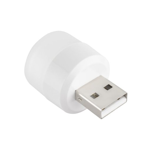 USB LED лампа-світильник 5V 1W, біле холодне світло