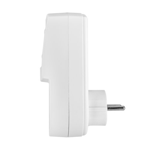 Реле напруги Open Electric VP-2168D 120–280В, 16А 3000Вт, програмоване, біле (220В 50Гц)