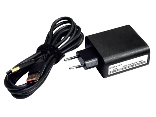 Блок живлення для ноутбука Lenovo 20V 2A 40W USB квадратний, з кабелем
