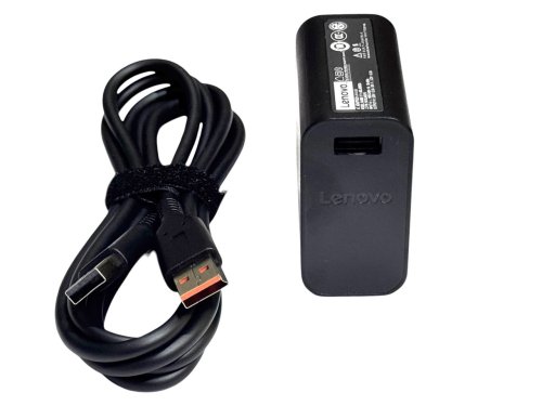 Блок живлення для ноутбука Lenovo 20V 2A 40W USB квадратний, з кабелем