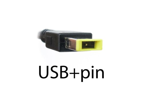 DC кабель живлення USB+Pin для Lenovo 120/135/150/180W, 1.2 м (від блока до ноутбука)