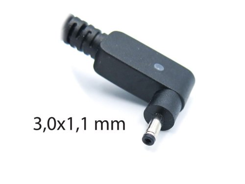 DC-кабель 3.0×1.1 для ASUS ZenBook (33W/45W/65W/90W) від блока живлення до ноутбука