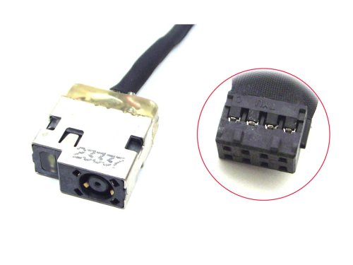 Розʼєм живлення HP 14-D/14-D100/15-D/15-D100/15-R/15-r011dx/15-r024nr/15-r029wm/15-r032ds/255 G3 747116-001 4.5*3.0+Pin з кабелем