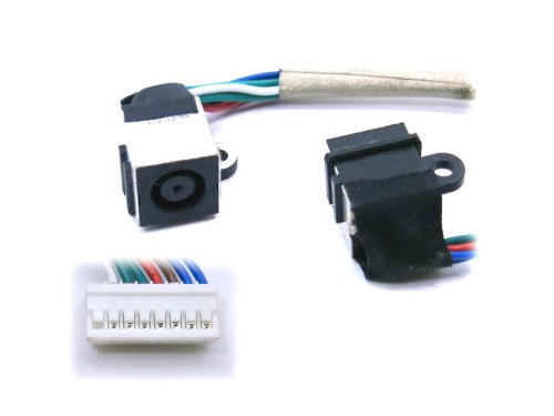 Розʼєм живлення PJ600 для Dell XPS 17 L701X/L702X RMD72 (7.4×5.0, центр. пін) з кабелем