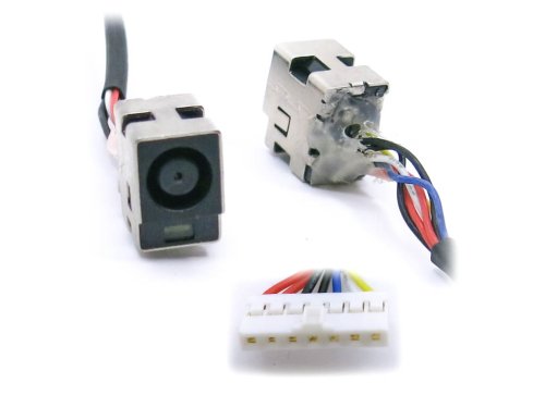 Розʼєм живлення для ноутбука HP G6T, G6S, G6X, G6T-1000, G6-1000, G6Z-1A00, G6Z-1B00, G6Z-1C00 (7.4*5.0, центральний пін) з кабелем