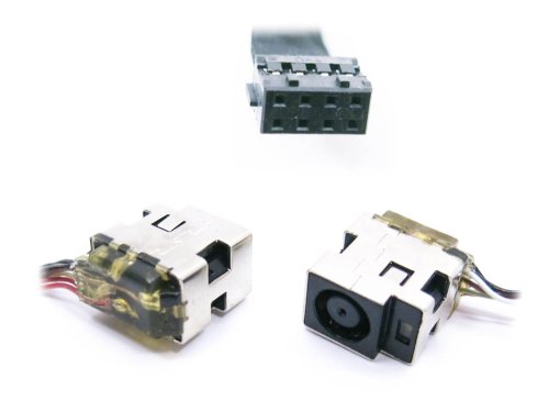 Розʼєм живлення для ноутбука HP DV6-6000, DV6-7000 DV6T-7000, M7, 7.4×5.0, центр. пін, з кабелем