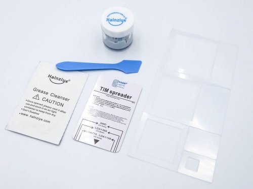 Термопаста Halnziye HY-P11 карбонова, сіра, 10 г, теплопровідність 11.8 Вт/м·К