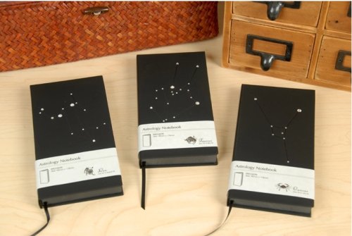 Подарунковий блокнот «Телець» (сузір’я зодіаку), 240 арк., 90×180×18 мм, чорний