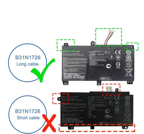 Акумулятор для ноутбука Asus B31N1726-2 ROG Strix G531GT G512LI 11.4V 48Wh